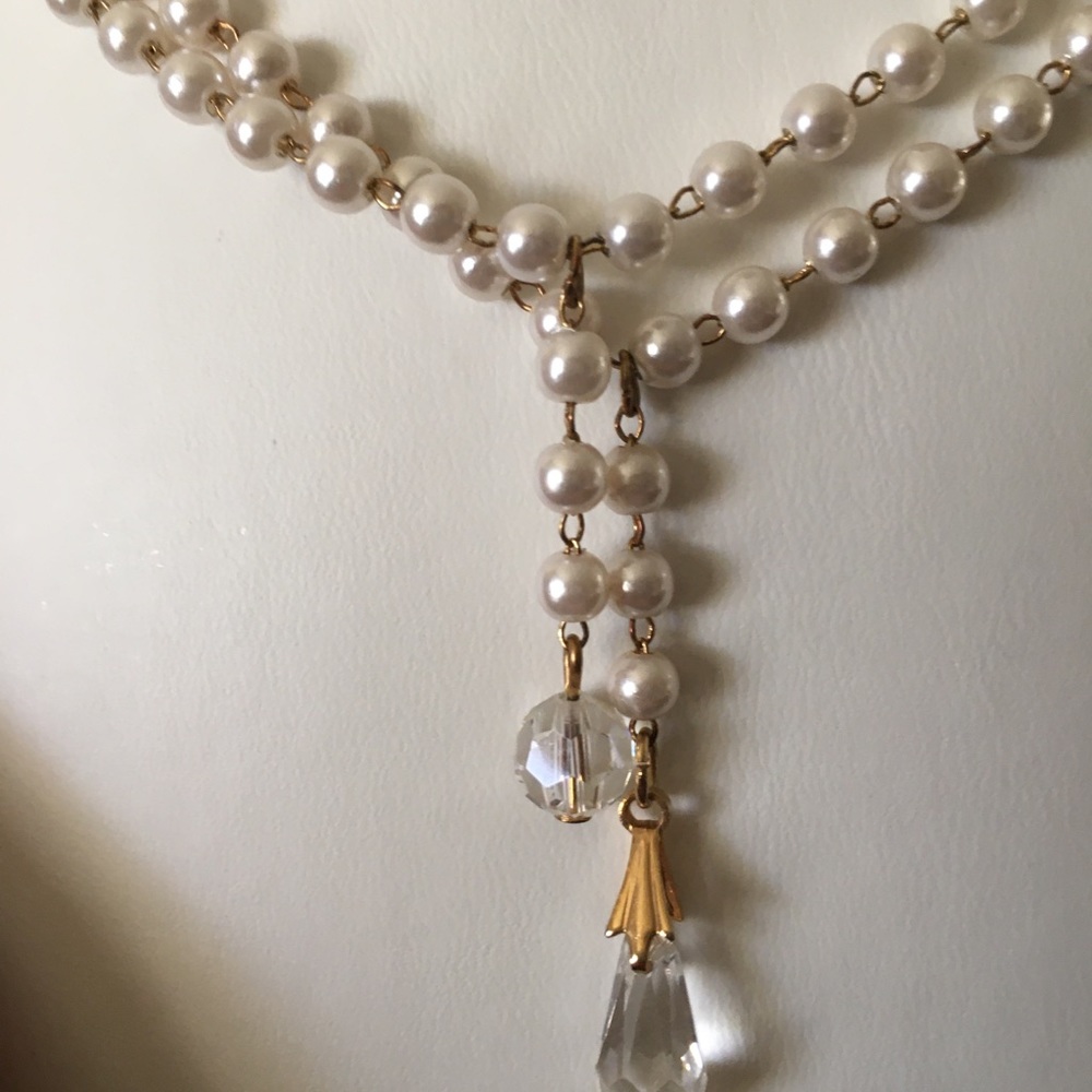 Two Strands Petite Faux Pearl Necklaces